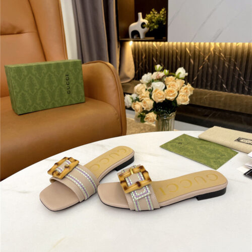 High Quality Luxury Gucci Counter New Slippers – Style 03539 product detail