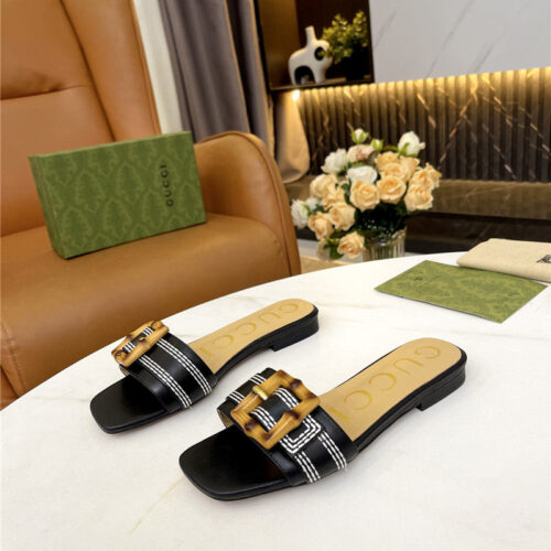 High Quality Luxury Gucci Counter New Slippers product detail
