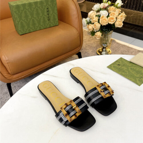 High Quality Luxury Gucci Counter New Slippers product detail