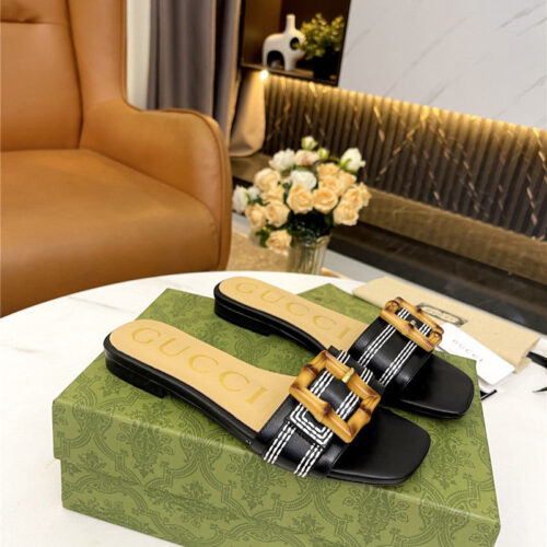 High Quality Luxury Gucci Counter New Slippers product detail