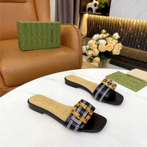 High Quality Luxury Gucci Counter New Slippers