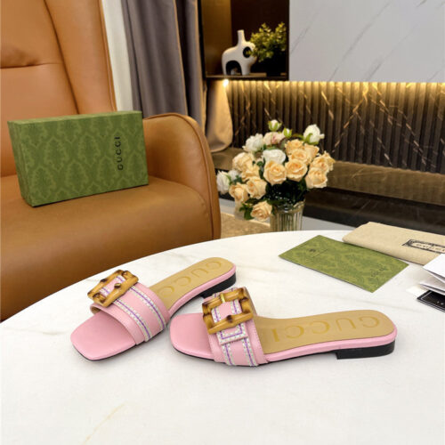 High Quality Luxury Gucci Counter New Slippers – Style 36307 product detail
