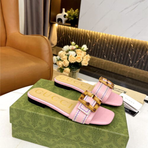 High Quality Luxury Gucci Counter New Slippers – Style 36307 product detail