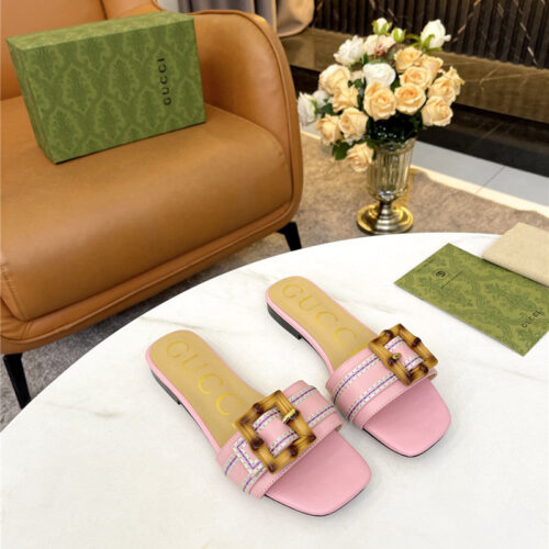 High Quality Luxury Gucci Counter New Slippers – Style 36307 product detail