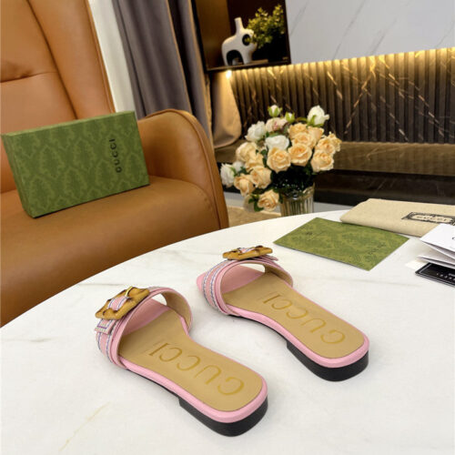 High Quality Luxury Gucci Counter New Slippers – Style 36307 product detail