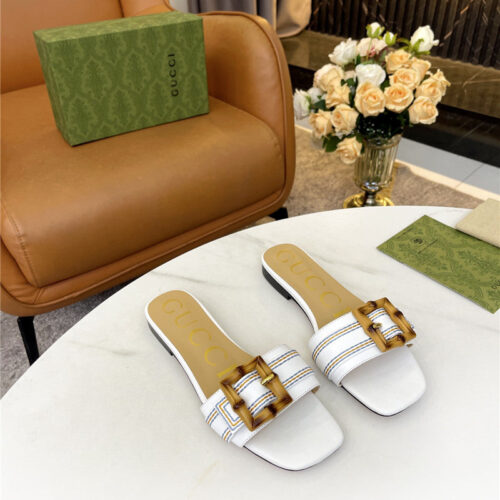 High Quality Luxury Gucci Counter New Slippers – Style 67379 product detail