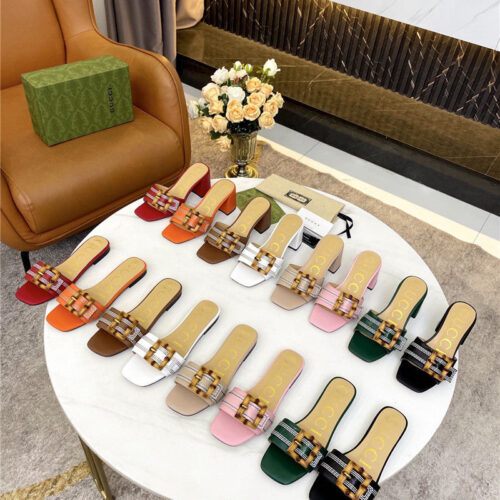 High Quality Luxury Gucci Counter New Slippers – Style 65683 product detail