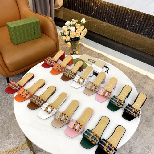 High Quality Luxury Gucci Counter New Slippers – Style 63987 product detail