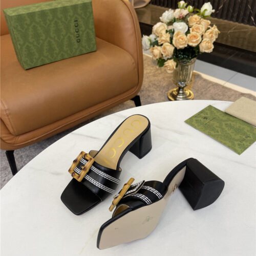 High Quality Luxury Gucci Counter New Slippers – Style 63987 product detail