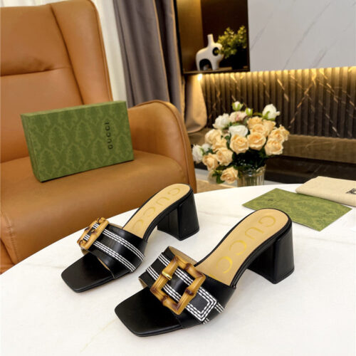 High Quality Luxury Gucci Counter New Slippers – Style 63987 product detail