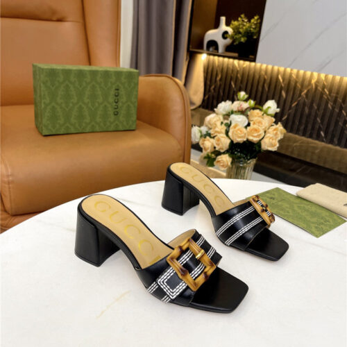 High Quality Luxury Gucci Counter New Slippers – Style 63987