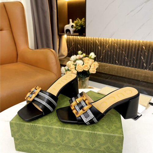 High Quality Luxury Gucci Counter New Slippers – Style 63987 product detail