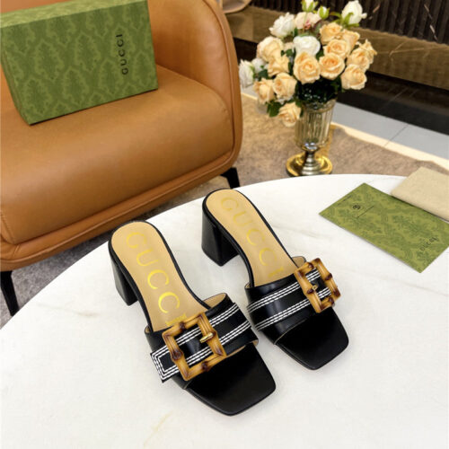 High Quality Luxury Gucci Counter New Slippers – Style 63987 product detail