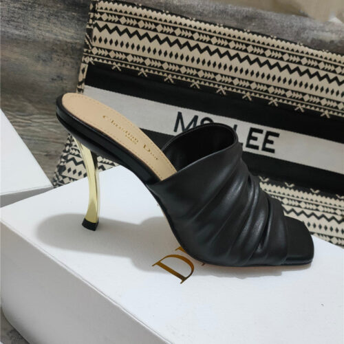 High Quality Luxury Dior Leather High Heel Sandals product detail