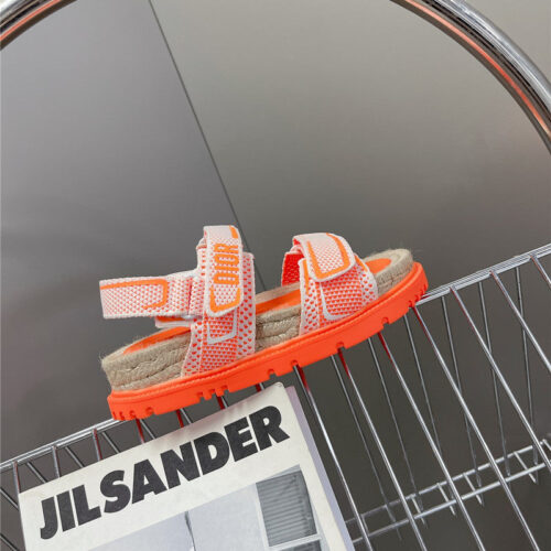 High Quality Luxury Dior Latest Velcro Hemp Rope Sandals – Style 83846 product detail