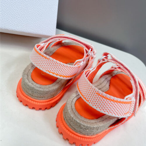 High Quality Luxury Dior Latest Velcro Hemp Rope Sandals – Style 83846 product detail
