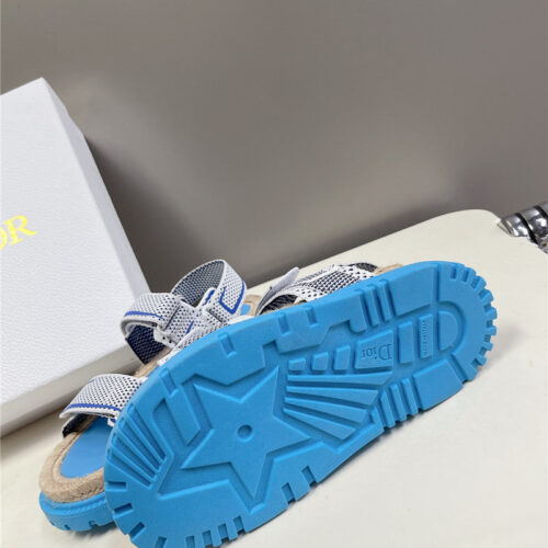 High Quality Luxury Dior Latest Velcro Hemp Rope Sandals product detail