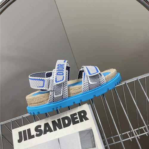 High Quality Luxury Dior Latest Velcro Hemp Rope Sandals product detail