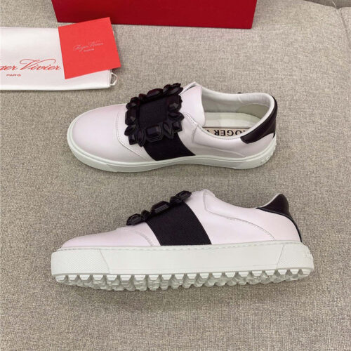 High Quality Luxury Roger Vivier New Diamond Buckle Casual Shoes – Style 24660 alternate view
