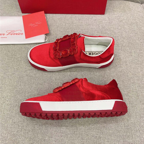 High Quality Luxury Roger Vivier New Diamond Buckle Casual Shoes – Style 47252 alternate view