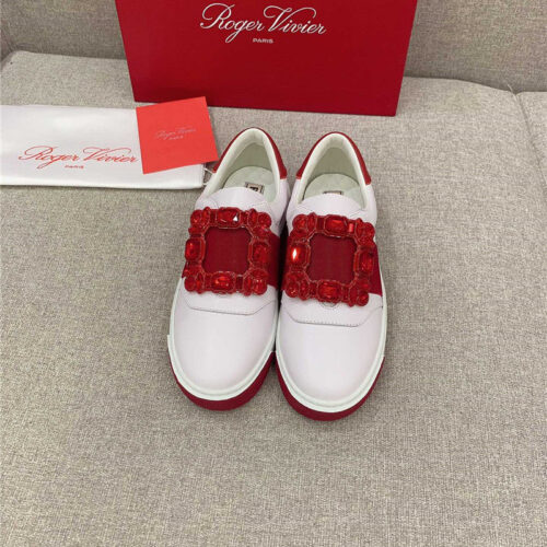 High Quality Luxury Roger Vivier New Diamond Buckle Casual Shoes – Style 55732 product detail