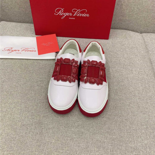 High Quality Luxury Roger Vivier New Diamond Buckle Casual Shoes product detail