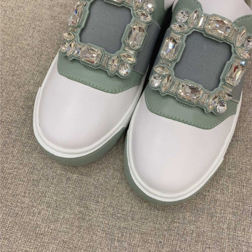 High Quality Luxury Roger Vivier New Diamond Buckle Casual Shoes – Style 67604 product detail