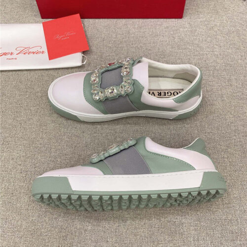 High Quality Luxury Roger Vivier New Diamond Buckle Casual Shoes – Style 67604 alternate view