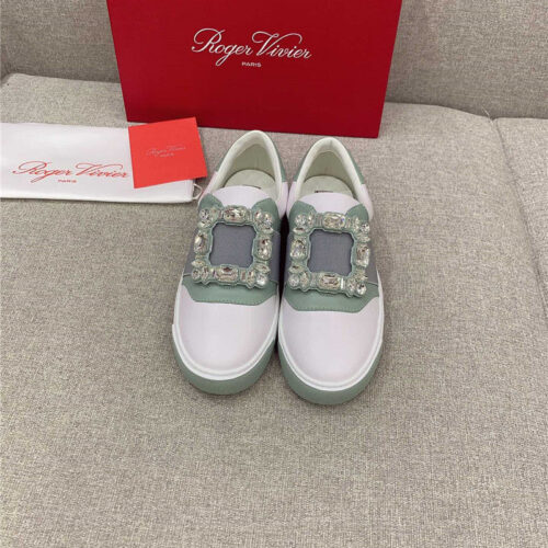 High Quality Luxury Roger Vivier New Diamond Buckle Casual Shoes – Style 67604 product detail