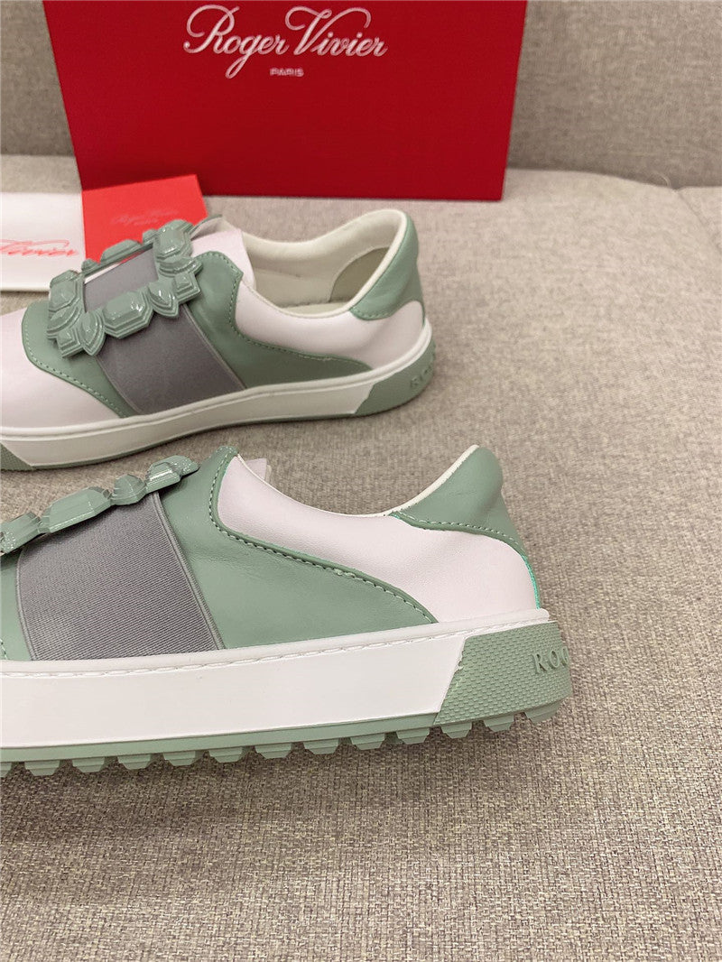 High Quality Luxury Roger Vivier New Diamond Buckle Casual Shoes – Style 64212 product detail