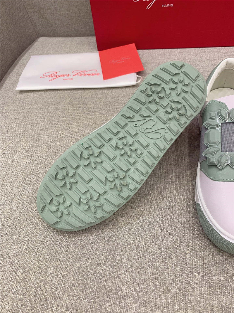 High Quality Luxury Roger Vivier New Diamond Buckle Casual Shoes – Style 64212 product detail