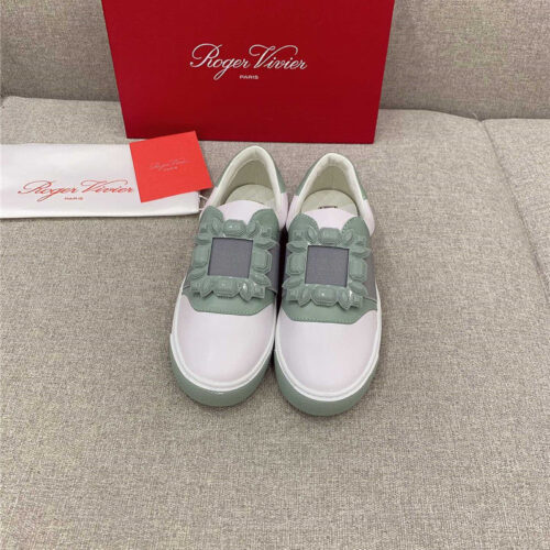 High Quality Luxury Roger Vivier New Diamond Buckle Casual Shoes – Style 64212 product detail