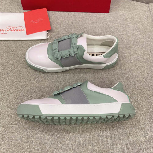 High Quality Luxury Roger Vivier New Diamond Buckle Casual Shoes – Style 64212 alternate view