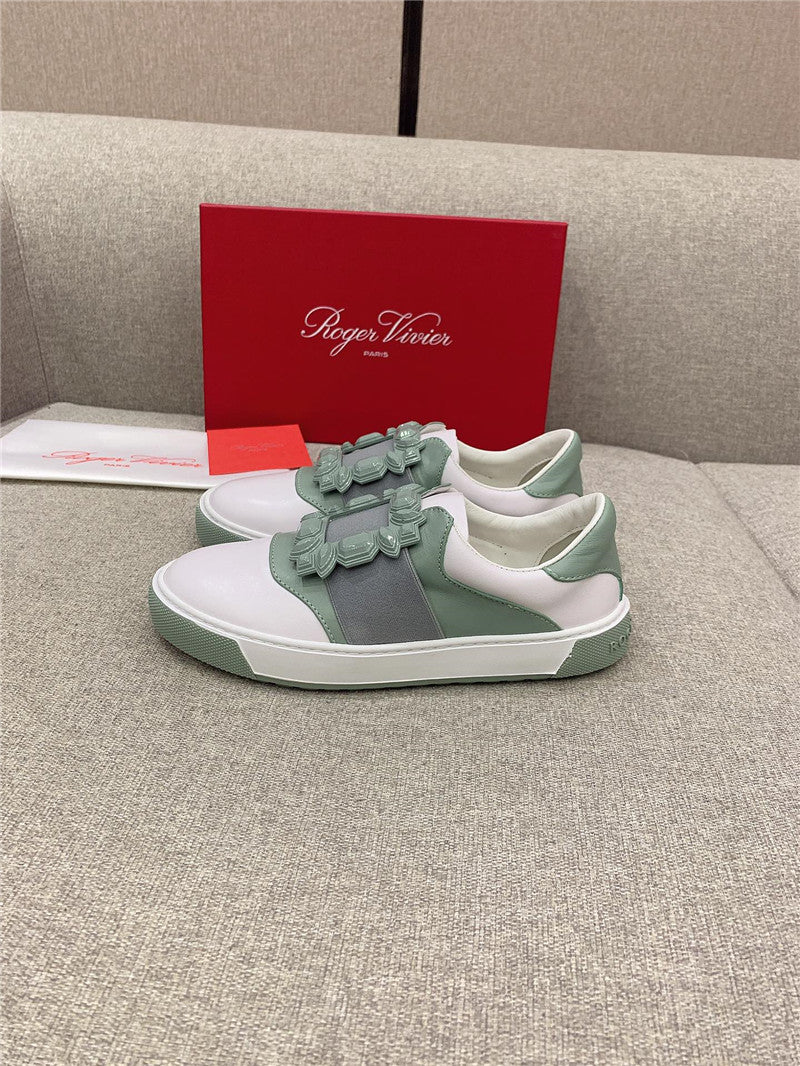 High Quality Luxury Roger Vivier New Diamond Buckle Casual Shoes – Style 64212 product detail