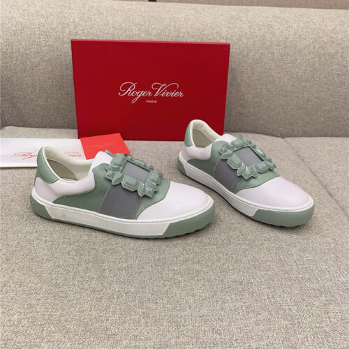High Quality Luxury Roger Vivier New Diamond Buckle Casual Shoes – Style 64212
