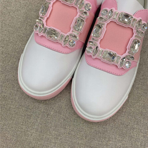 High Quality Luxury Roger Vivier New Diamond Buckle Casual Shoes – Style 36532 product detail