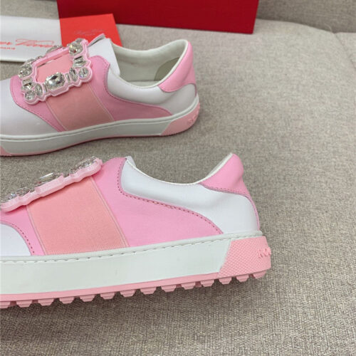 High Quality Luxury Roger Vivier New Diamond Buckle Casual Shoes – Style 36532 product detail