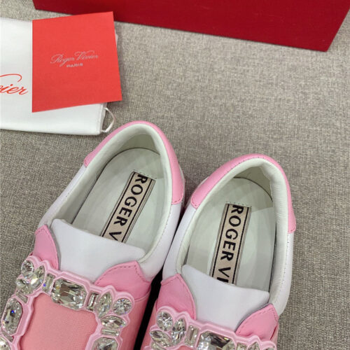High Quality Luxury Roger Vivier New Diamond Buckle Casual Shoes – Style 36532 product detail