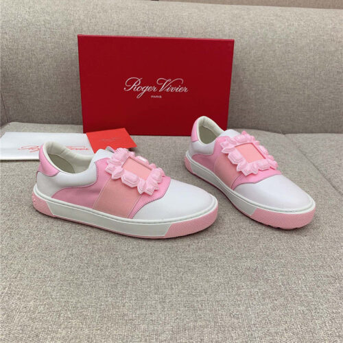High Quality Luxury Roger Vivier New Diamond Buckle Casual Shoes – Style 38228