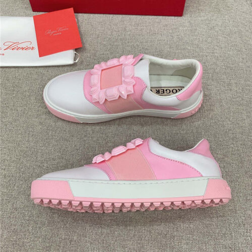 High Quality Luxury Roger Vivier New Diamond Buckle Casual Shoes – Style 38228 alternate view