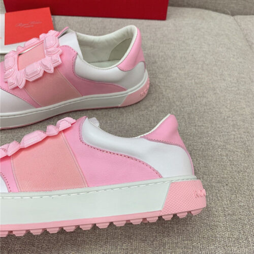 High Quality Luxury Roger Vivier New Diamond Buckle Casual Shoes – Style 38228 product detail
