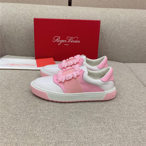 High Quality Luxury Roger Vivier New Diamond Buckle Casual Shoes – Style 38228 product detail