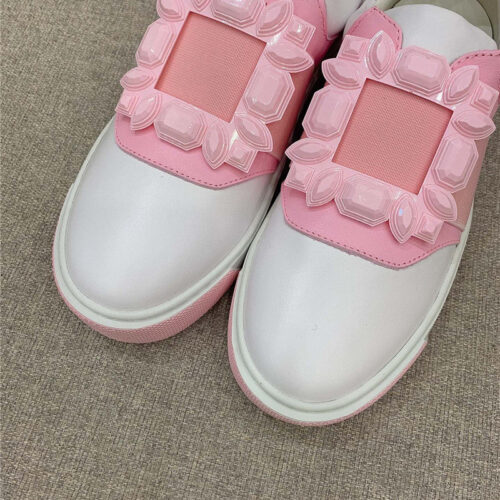 High Quality Luxury Roger Vivier New Diamond Buckle Casual Shoes – Style 38228 product detail