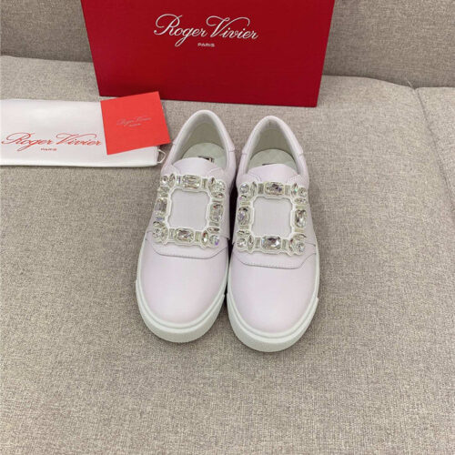 High Quality Luxury Roger Vivier New Diamond Buckle Casual Shoes – Style 77780 product detail