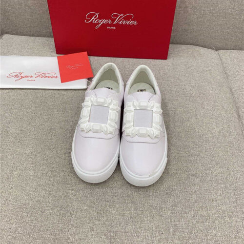 High Quality Luxury Roger Vivier New Diamond Buckle Casual Shoes – Style 41620 product detail