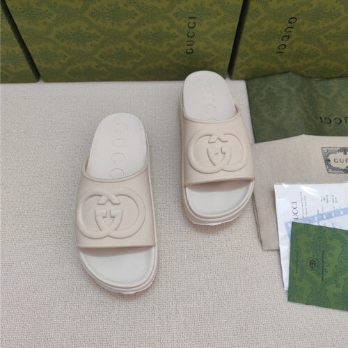 High Quality Luxury Gucci Ice Cream Platform Slippers – Style 38643 product detail