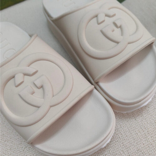 High Quality Luxury Gucci Ice Cream Platform Slippers – Style 38643 product detail