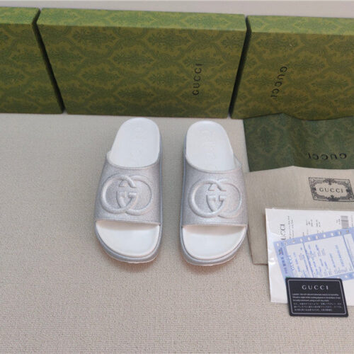 High Quality Luxury Gucci Ice Cream Platform Slippers product detail