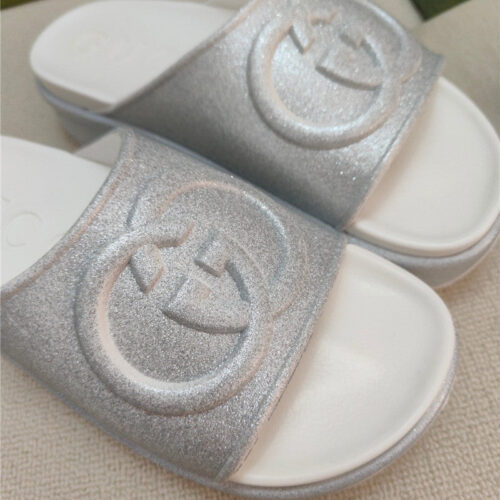 High Quality Luxury Gucci Ice Cream Platform Slippers product detail