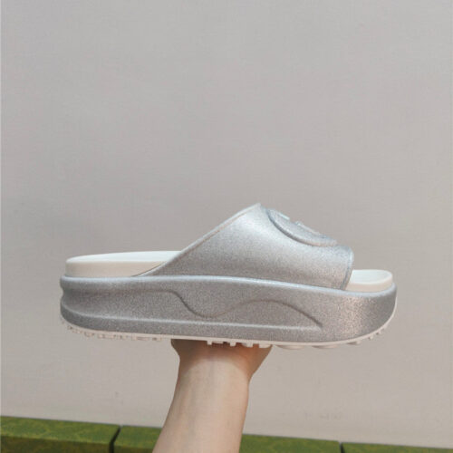 High Quality Luxury Gucci Ice Cream Platform Slippers product detail